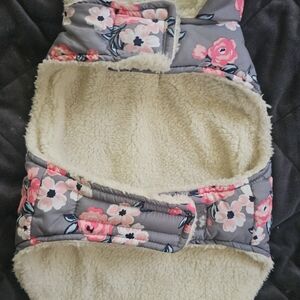 Pet Floral Quilted Dog Jacket